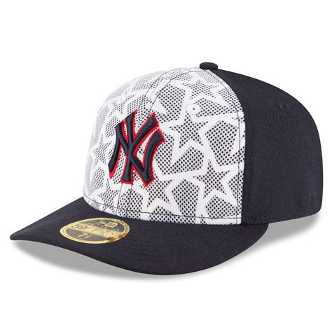 New Era New York Yankees White/Navy Stars & Stripes Low Profile 59FIFTY Fitted Hat