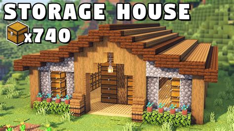 Minecraft Ultimate Storage House Tutorial [How to Build] - YouTube