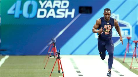 John Ross runs 40-yard dash in 4.22 seconds, breaks Chris Johnson's NFL scouting combine record ...