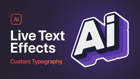 This is HOW to Design Live Text Effects in Illustrator - YouTube