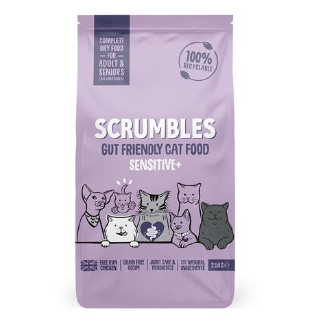 Grain Free Dry Cat Food | Sensitive+ & Seniors | Scrumbles