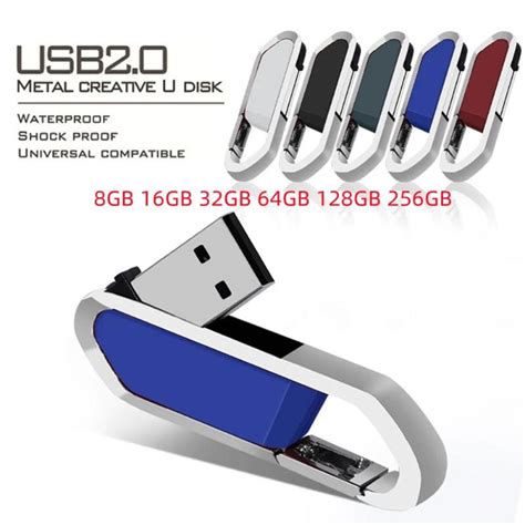 2023 Exquisite Metal USB Flash Drive memory stick pen drive 256GB 128GB 64GB 32GB 16GB 8GB ...