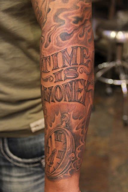 Time Is Money | Money tattoo, Time is money tattoo, Time is money