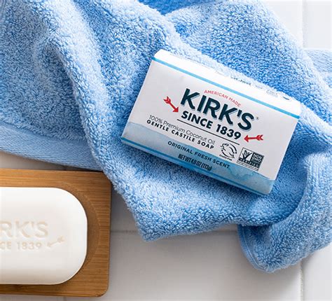 Kirk’s Best Bar Soaps | Natural Gentle Castile Soaps | Original Fresh Scent