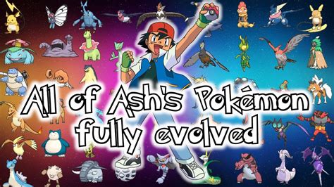 Ash All Pokemon List With Names And Images - Infoupdate.org