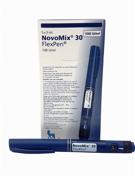 NOVOMIX FLEX PEN 3ML - Pack Size X 5 - Khalid Pharmacy | Online ...