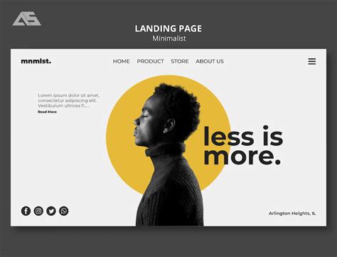 Minimalist Landing Page Design by Atlassolutions on Dribbble