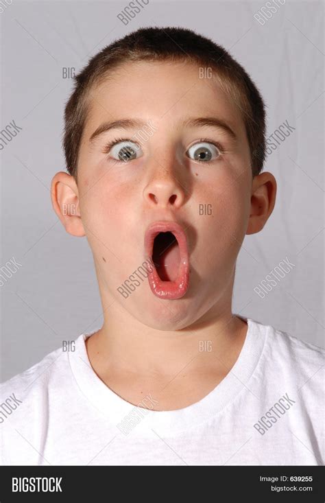 Surprised Boy Mouth Image & Photo (Free Trial) | Bigstock