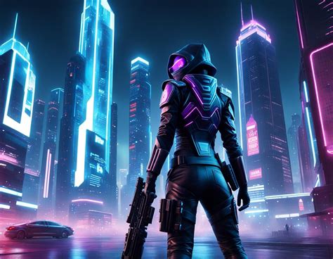 Synthwave Cyberpunk City Hero v2 - AI Generated Artwork - NightCafe Creator