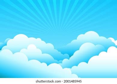 Sky Background Clouds Vector Eps 10 Stock Vector (Royalty Free) 2001485945 | Shutterstock