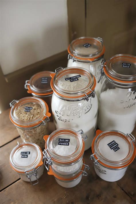 The Best Glass Pantry Storage Jars - Cedar & Stone Farmhouse