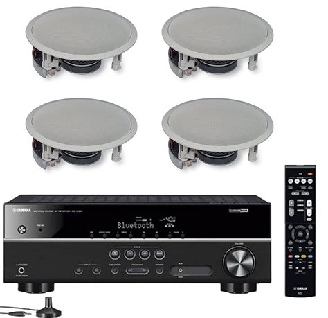 Yamaha 5.1-Channel Wireless Bluetooth 4K A/V Home Theater Receiver ...