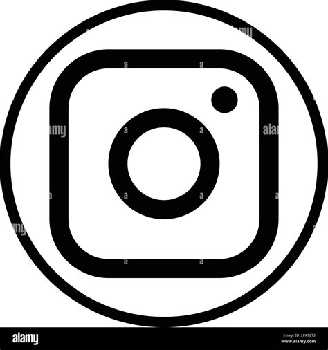 Instagram logo. Insta Realistic social media icon logotype on a ...