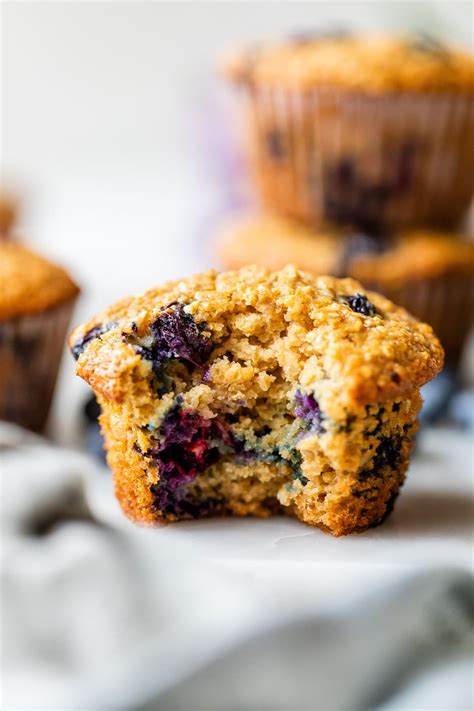 Insanely Good Blueberry Oatmeal Muffins - PureHealthy.Co