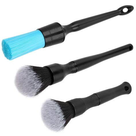 Buy Ultra- Soft Car Detailing Brush Set, Auto Detail Brush Kit for Elegant Surfaces, Interior ...