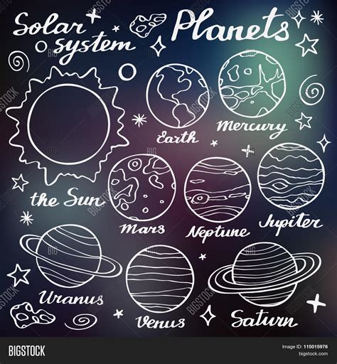 Solar System Planets Drawing at GetDrawings | Free download