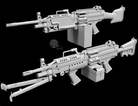 M249 WIP 2 by Porsimo on DeviantArt