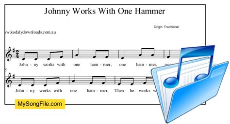 Johnny Works With One Hammer | My Song File