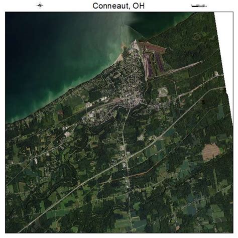 Aerial Photography Map of Conneaut, OH Ohio