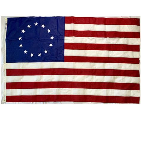 Betsy Ross Flag Cotton - 13 Star - 4x6 ft Made in USA - Ultimate Flags