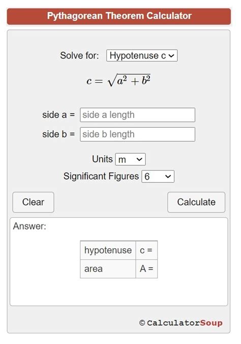 Pythagorean Theorem Calculator Templates | 10+ Free Xlsx, Docs & PDF Calculator Formats, Samples ...