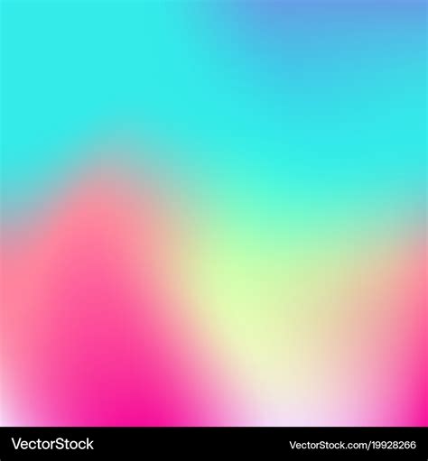 Soft color gradient background holographic Vector Image