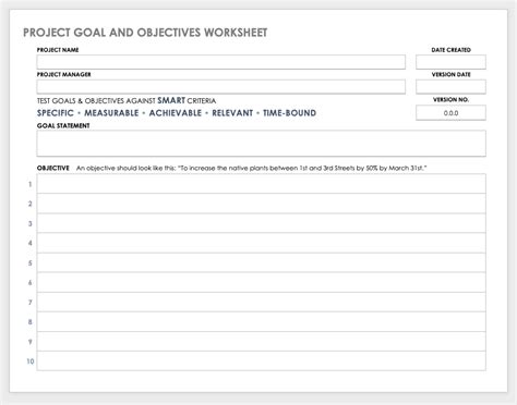 How to Write S.M.A.R.T. Project Objectives Smartsheet