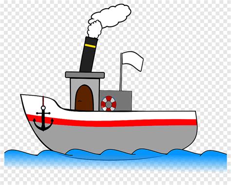 Clipart Cartoon Boat