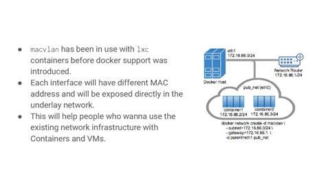 Docker network create macvlan - shadowreter