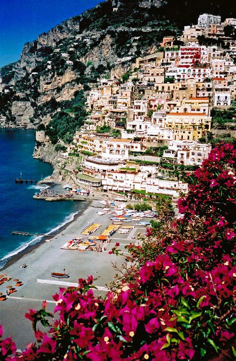 Positano Italy Beach Photograph by Donna Proctor