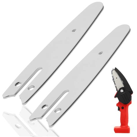 Buy Honoson 2 Pieces 4 Inch Mini Chainsaw Guide Plate Replacement Guide Bar for 4 Inch Electric ...