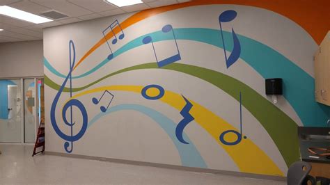 Resultado de imagen de music mural school | Mural, Music room, Bancroft