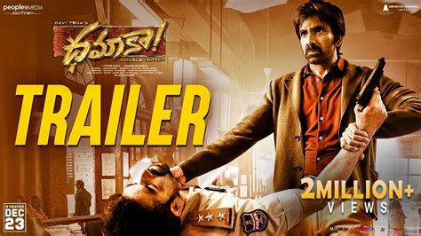 Dhamaka - Official Trailer | Ravi Teja | Sreeleela | Thrinadha Rao ...