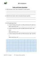 GCSE Physics - Scalar and Vector Quantities lesson plan, presentation ...