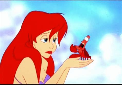 Ariel kisses Sebastian in Thanks by Arielfan90 on DeviantArt