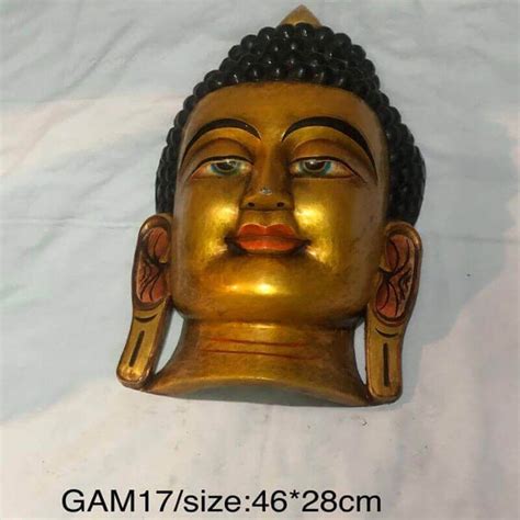 Wooden Buddha Mask