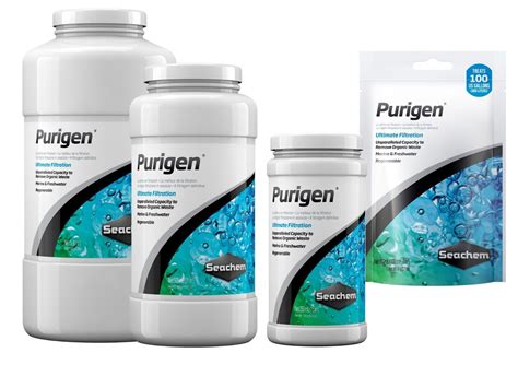 Seachem PURIGEN Filter Media Removes Organic Waste Aquarium Fish Tank ...