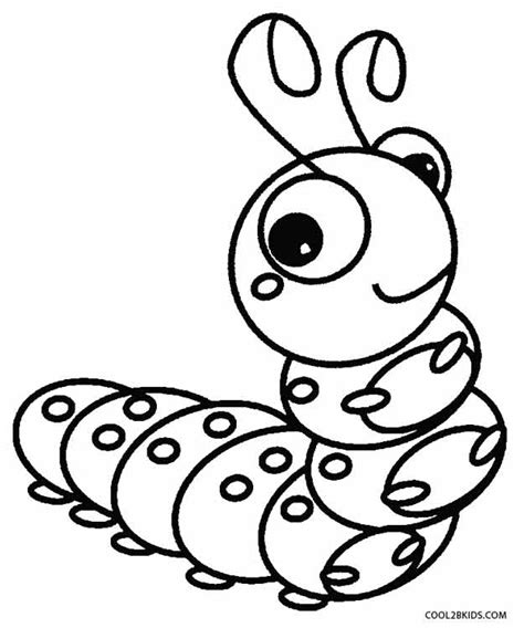 Caterpillar Coloring Pages Printable - Printable Templates