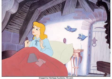 Cinderella Production Cel (Walt Disney, 1950) Cinderella Disney, Disney ...