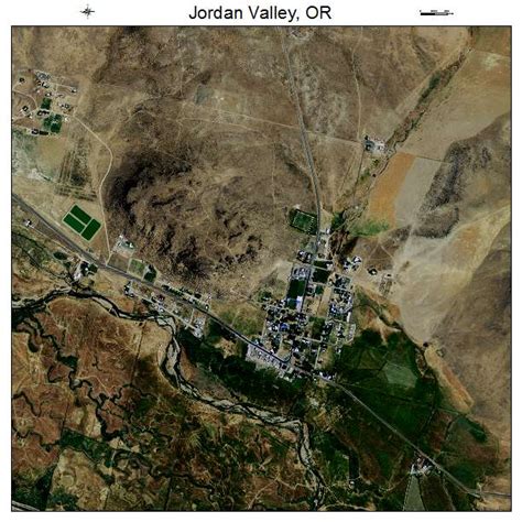 Aerial Photography Map of Jordan Valley, OR Oregon