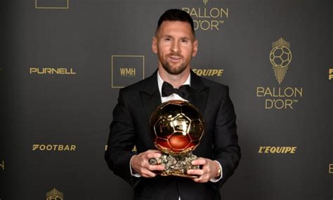 Lionel Messi Reacts to Winning The 2023 Ballon d’Or!