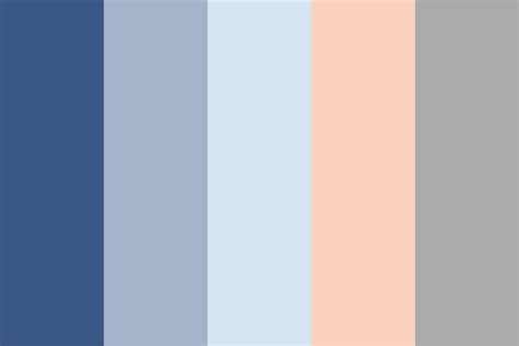 Blue peach CL Color Palette