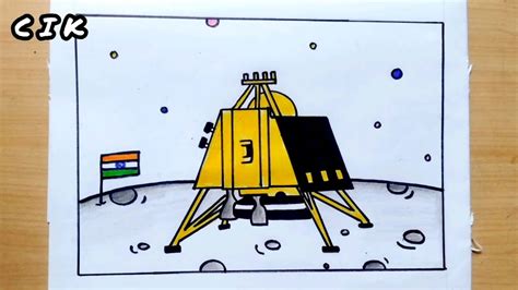 Chandrayaan Poster Drawing Vikram Lander Drawing Isro Chandrayaan Hot | Hot Sex Picture