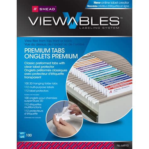 Smead Viewables Tabs with Label Protector - Filing Labels | Smead ...