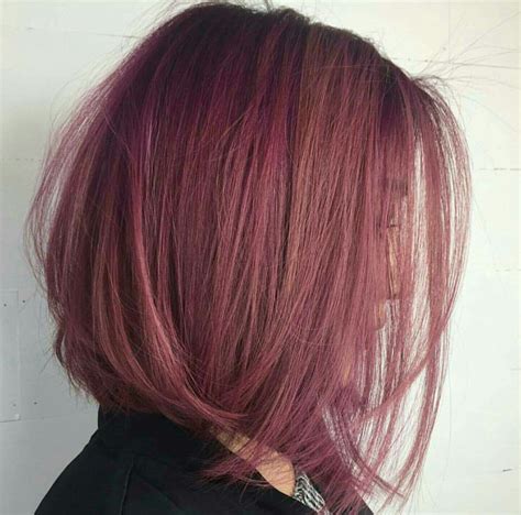 Pin by Sarah V on Hair | Dusty rose hair, Hair color pink, Dark pink hair