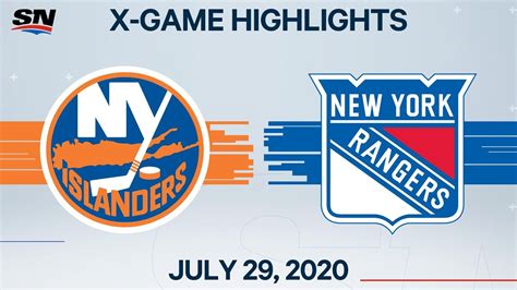 NHL Highlights | Islanders vs. Rangers – Jul. 29, 2020 - YouTube