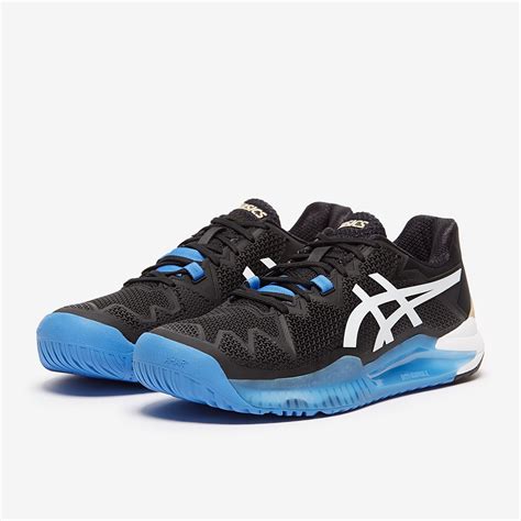 Asics Gel-Resolution 8 - Black/White - Mens Shoes