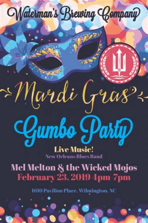 Mardi Gras Gumbo Party - Island Life NC