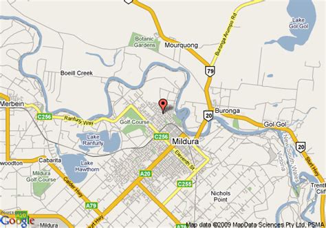 Mildura Map - Australia