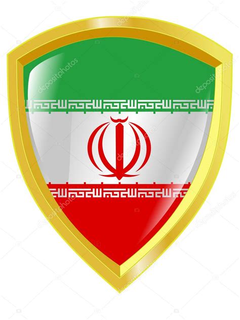 Golden emblem of Iran — Stock Vector © Perysty #1440913